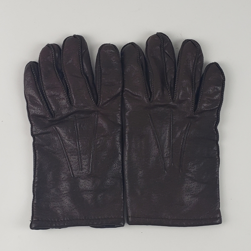 Vintage 70's Fownes Brand Genuine Leather Gloves